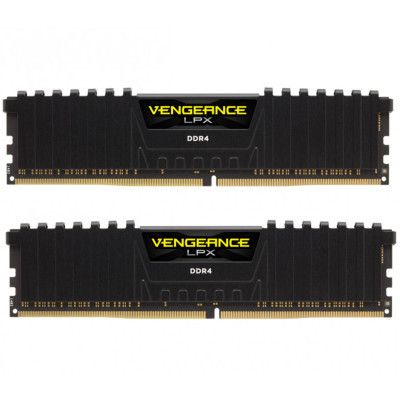 Модуль пам\'яті для комп\'ютера DDR4 32GB (2x16GB) 3000 MHz Vengeance LPX Black Corsair (CMK32GX4M2D3000C16)