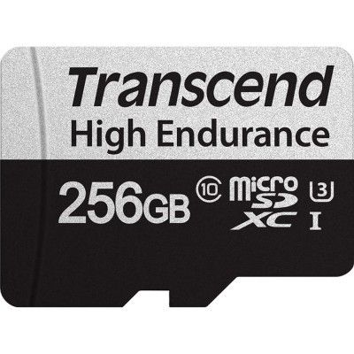 Карта пам\'яті Transcend 256GB microSDXC class 10 UHS-I U3 High Endurance (TS256GUSD350V)