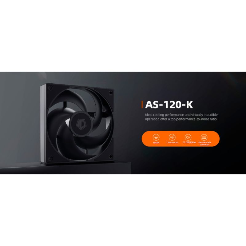 Кулер до корпусу ID-Cooling (AS-120-K)