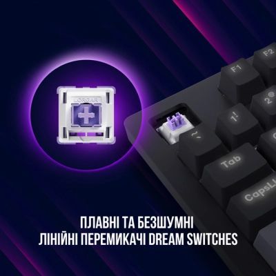 Клавиатура Lorgar Azar 514 RGB USB UA White (LRG-GK514W-UA)
