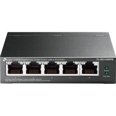 Коммутатор сетевой TP-Link (TL-SG105MPE)