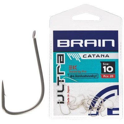 Гачок Brain Ultra Catana 10 (20шт/уп) (1858.52.38)