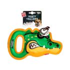 Игрушка для собак GiGwi Mighty Challenge Крокодил с пищалкой 25 см (2235)