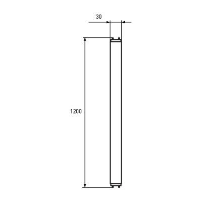 Лампочка Eurolamp T8 скло 18W 4000K (LED-T8-18W/4000(OS))