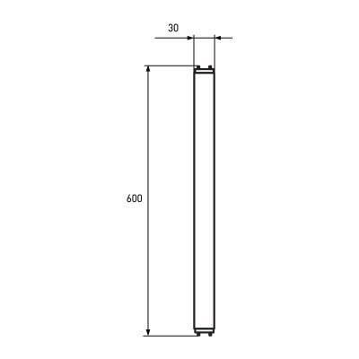 Лампочка Eurolamp T8 скло 9W 6500K (LED-T8-9W/6500(OS))