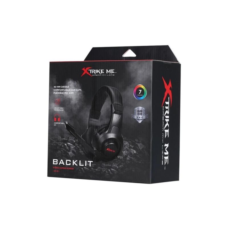 Навушники Xtrike ME Rainbow Black (HP-311)