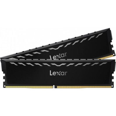 Модуль памяти для компьютера DDR4 16GB (2x8GB) 3600 MHz THOR Black Lexar (LD4U08G36C18LG-RGD)