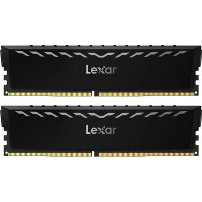 Модуль пам\'яті для комп\'ютера DDR4 16GB (2x8GB) 3600 MHz THOR Black Lexar (LD4U08G36C18LG-RGD)