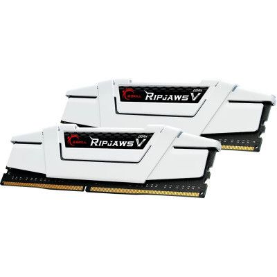Модуль пам\'яті для комп\'ютера DDR4 32GB (2x16G) 3600 MHz RipjawsV White G.Skill (F4-3600C18D-32GVW)