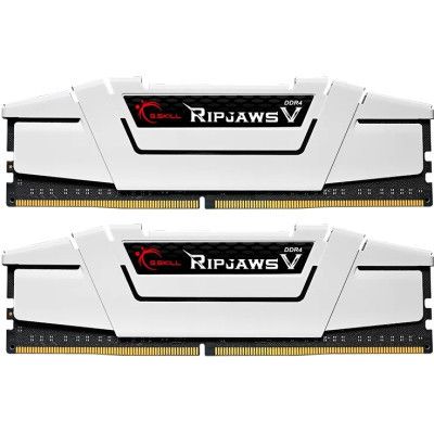 Модуль пам\'яті для комп\'ютера DDR4 32GB (2x16G) 3600 MHz RipjawsV White G.Skill (F4-3600C18D-32GVW)