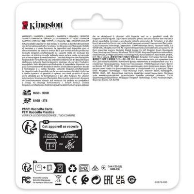 Карта пам\'яті Kingston 512GB SDXC class 10 UHS-II U3 Canvas React Plus (SDR2V6/512GB)