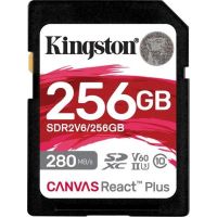 Карта пам\'яті Kingston 256GB SDXC class 10 UHS-II U3 Canvas React Plus (SDR2V6/256GB)