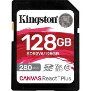 Карта пам\'яті Kingston 128GB SDXC class 10 UHS-II U3 Canvas React Plus (SDR2V6/128GB)