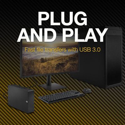 Внешний жесткий диск 3.5" 24TB Expansion Desktop Seagate (STKP24000400)