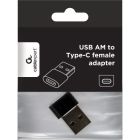 Переходник USB-A Male to USB-C Female USB2.0 Cablexpert (A-USB2-AMCF-02)