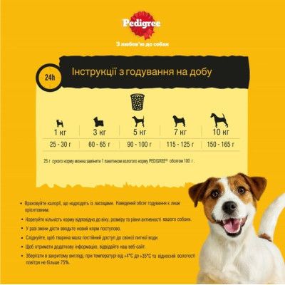 Сухий корм для собак Pedigree для малих порід з птицею та овочами 500 г (5998749143360)