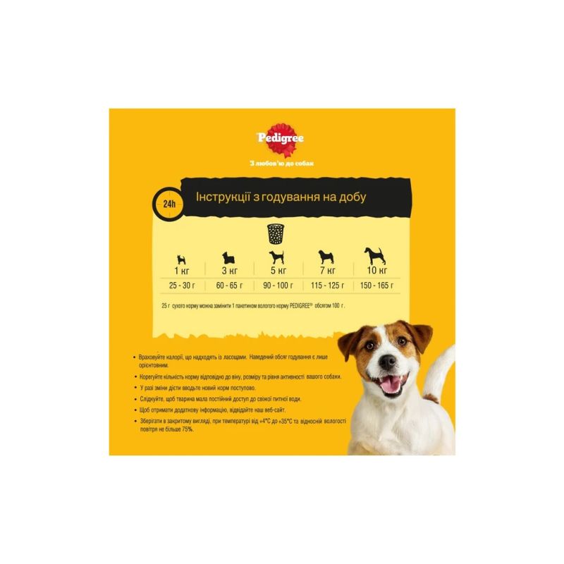 Сухой корм для собак Pedigree для малых пород с говядиной и овощами 12 кг (5998749120910)