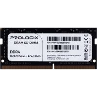 Модуль пам\'яті для ноутбука SoDIMM DDR4 16GB 3200 MHz Prologix (PRO16GB3200D4S)
