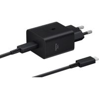 Зарядний пристрій Samsung 45W Compact Power Adapter (w C to C Cable) Black (EP-T4511XBEGEU)