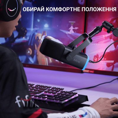 Мікрофон Fifine (TAM8) USB Black (TAM8)