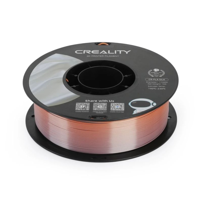 Пластик для 3D-принтера Creality PLA silky shine 1кг, 1.75мм, rainbow (3301120003)