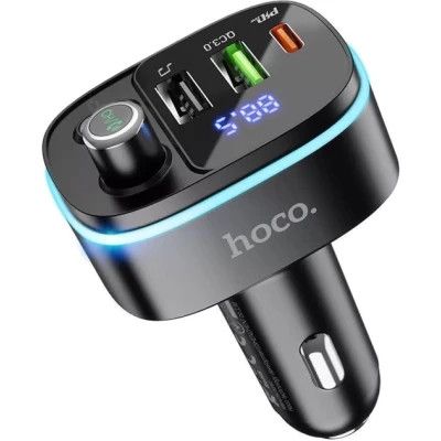 FM модулятор HOCO (E62, Black, Box)