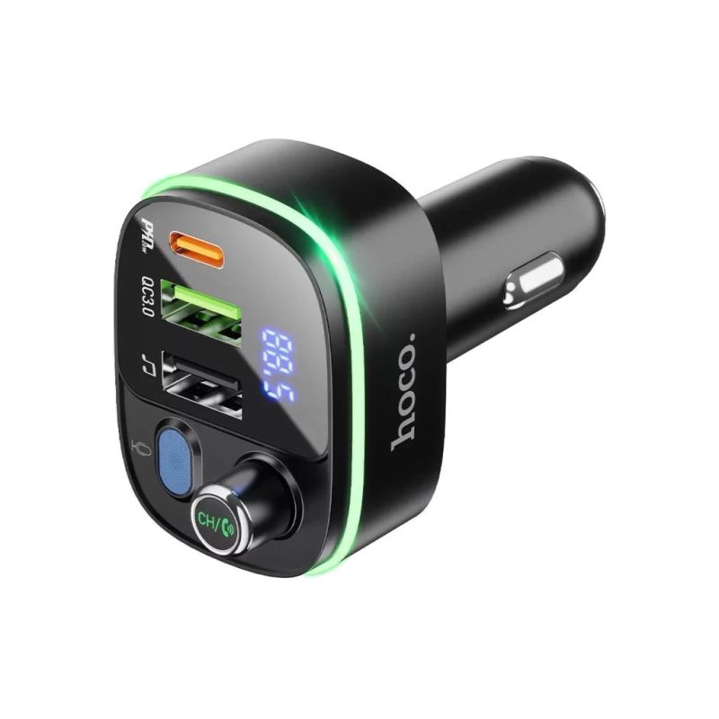 FM модулятор HOCO (E62, Black, Box)