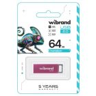 USB флеш накопичувач Wibrand 64GB Chameleon Pink USB 2.0 (WI2.0/CH64U6P)