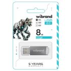 USB флеш накопитель Wibrand 8GB Cougar Silver USB 2.0 (WI2.0/CU8P1S)