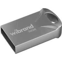 USB флеш накопитель Wibrand 32GB Hawk Silver USB 2.0 (WI2.0/HA32M1S)
