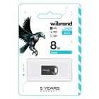 USB флеш накопитель Wibrand 8GB Hawk Black USB 2.0 (WI2.0/HA8M1B)