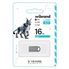 USB флеш накопитель Wibrand 16GB lynx Silver USB 2.0 (WI2.0/LY16M2S)