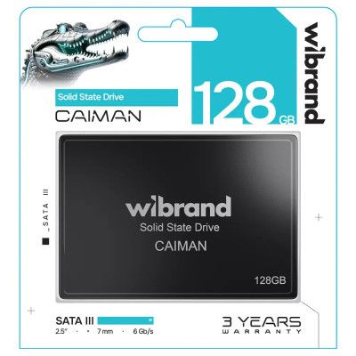Накопитель SSD 2.5" 128GB Caiman Wibrand (WI2.5SSD/CA128GBST)