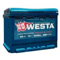 Акумулятор автомобільний Westa (6CT-60 А (0) А 600A)
