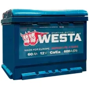 Акумулятор автомобільний Westa (6CT-60 А (1) А 600A)