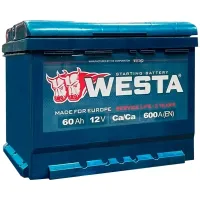 Акумулятор автомобільний Westa (6CT-60 А (1) А 600A)