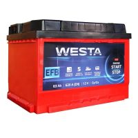 Аккумулятор автомобильный Westa (6CT-63 А (0) RED EFB)