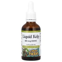 Витаминно-минеральный комплекс Natural Factors Водоросли в каплях, 800 мкг, Liquid Kel, 50 мл (NFS-02909)