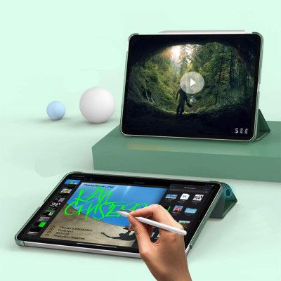 Чехол для планшета BeCover Tri Fold Hard Apple iPad Air 11" M2/M3 (2024/2025) Dark Green (711414)