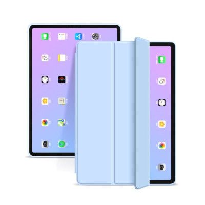 Чохол до планшета BeCover Tri Fold Soft TPU Silicone Apple iPad Air 11" M2/M3 (2024/2025) Light Blue (711409)