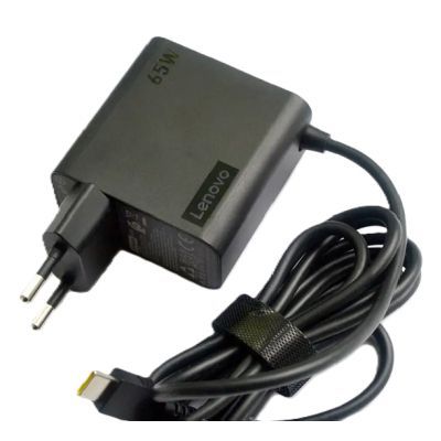 Блок живлення до ноутбуку Lenovo 65W роз\'єм USB type-C (ADLX65ULGE2A / A40389)