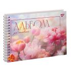 Альбом для малювання Yes А4 20 Спіраль Tulips (130564) (3 шт)