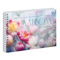 Альбом для малювання Yes А4 20 Спіраль Tulips (130564) (3 шт)