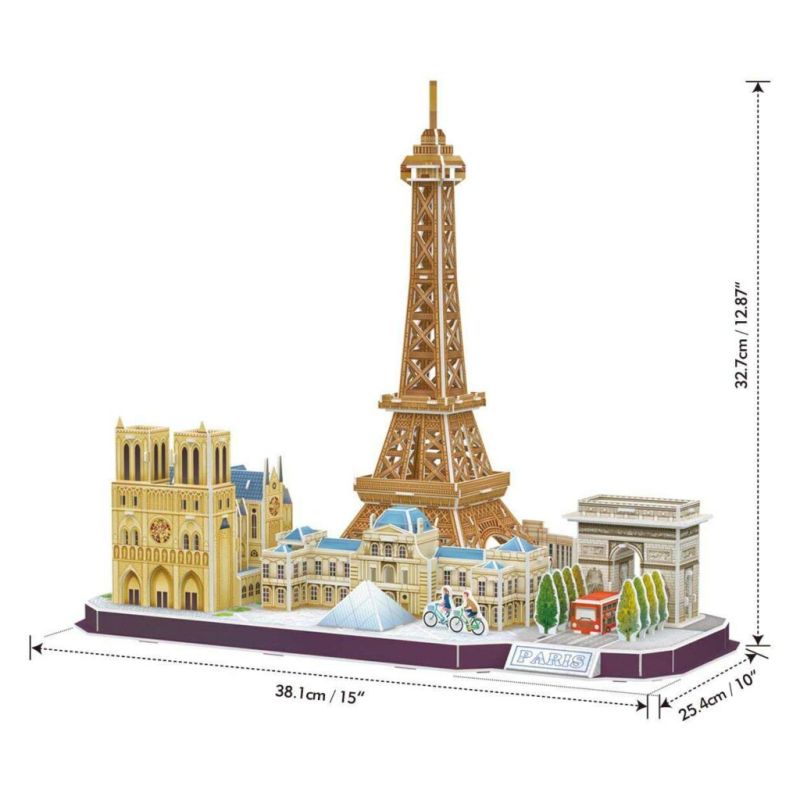 Пазл Cubic Fun City line Paris (MC254h)