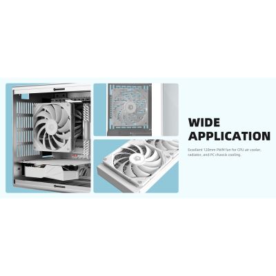 Кулер до корпусу ID-Cooling (TF-12015-W)