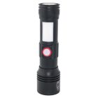 Фонарь Quantum Adept 10W LED zoom +COB з USB+ Li-ion18650/2600mAh (QM-FL1031-18650/2600)