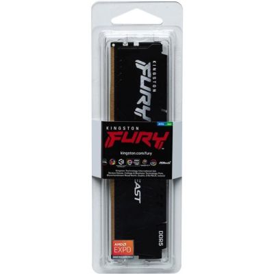 Модуль пам\'яті для комп\'ютера DDR5 32GB 6000 MHz Beast EXPO Kingston Fury (ex.HyperX) (KF560C30BBE-32)
