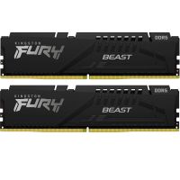 Модуль пам\'яті для комп\'ютера DDR5 16GB (2x8GB) 6000 MHz Beast Black EXPO Kingston Fury (ex.HyperX) (KF560C30BBEK2-16)