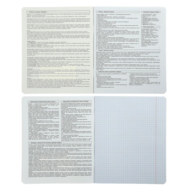 Зошит ZiBi предметний BLACK 48 аркушів клітинка, біологія (ZB.1700-15)