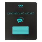 Зошит ZiBi предметний BLACK 48 аркушів клітинка, англійська мова (ZB.1700-17)